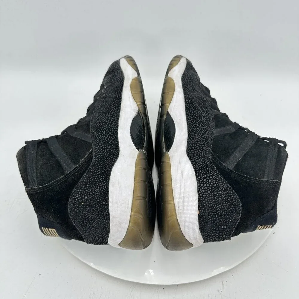 Nike Air Jordan 11 Heiress Youth Size 6Y Women 7.5 852625-030 Black White Shoes